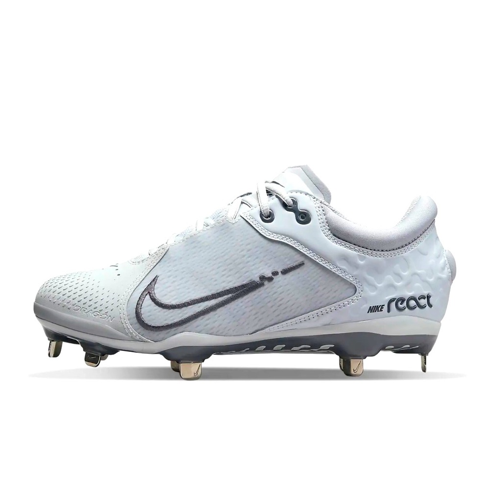 Nike HyperDiamond 4 React Women’s Gray Softball Cleats Size 9 - CZ5917-004 NEW